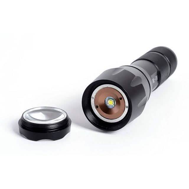 1600 Lumen Aluminum Alloy Tactical Flashlight with Zoom -Outdoor RecreationOutdoor Living Bourbon Thrifters