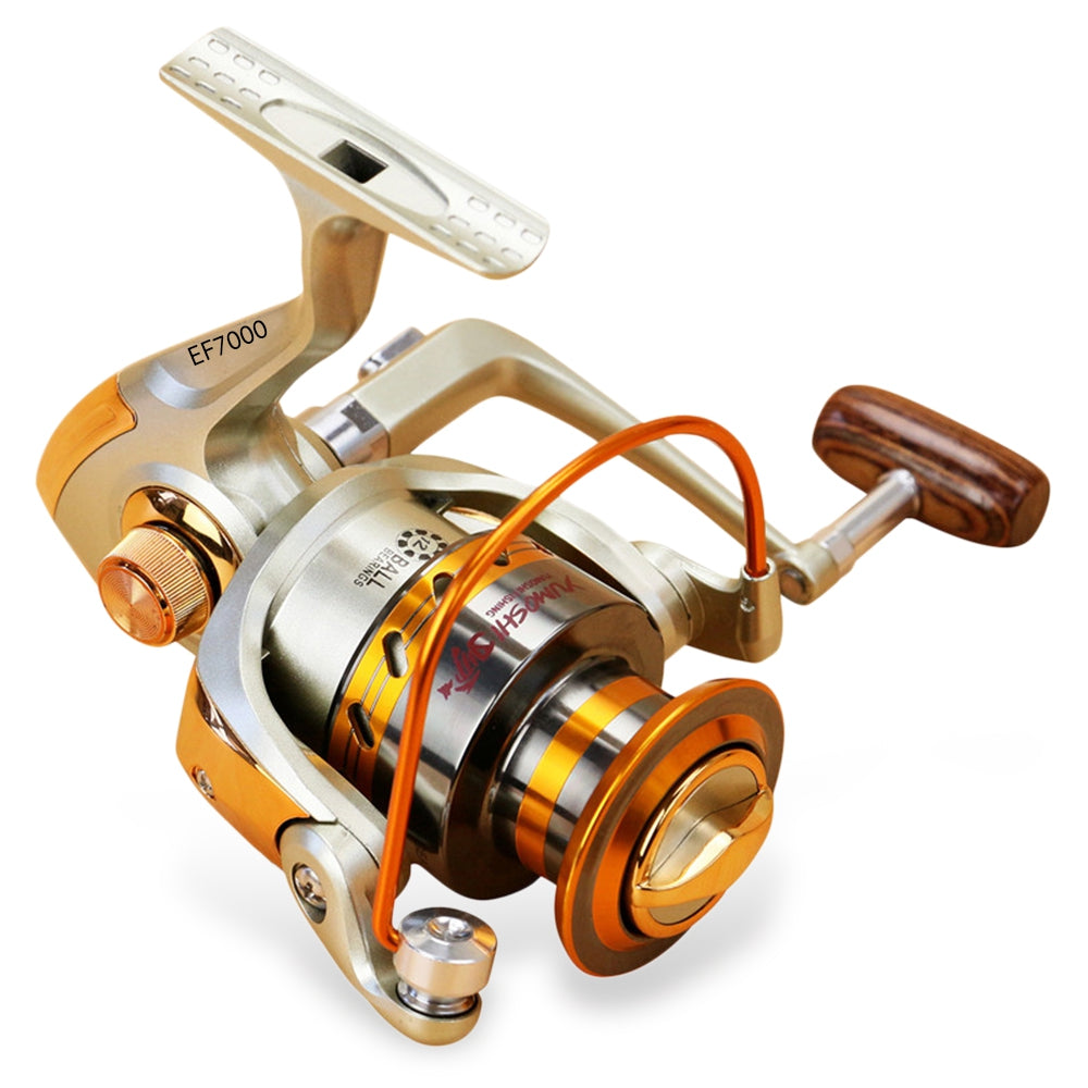 "Yumoshi Metal Spool Spinning Fishing Reel 12 Ball Bearing - View 13"