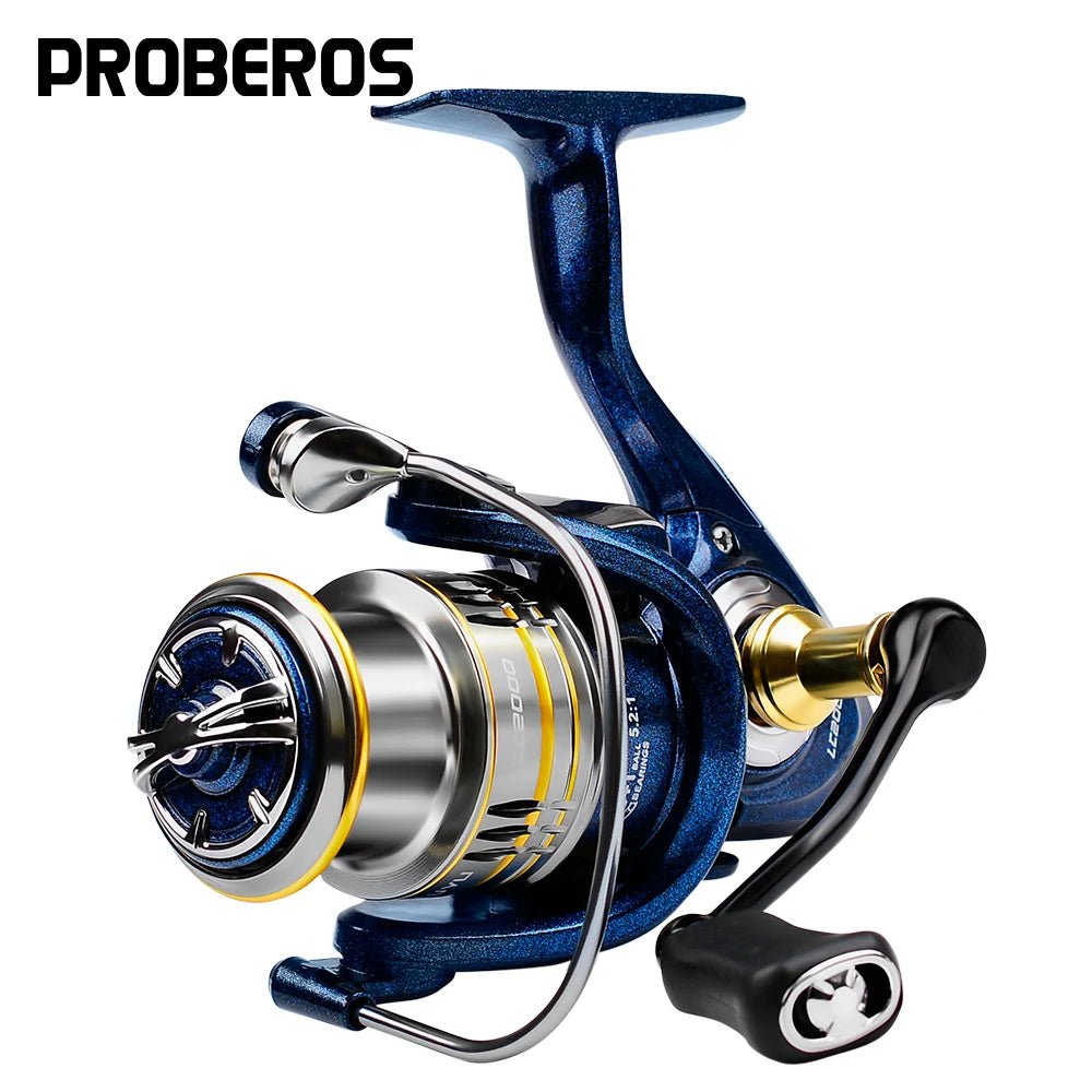 "Metal Spinning Fishing Reel 5.2:1 Speed Ratio - View 1"