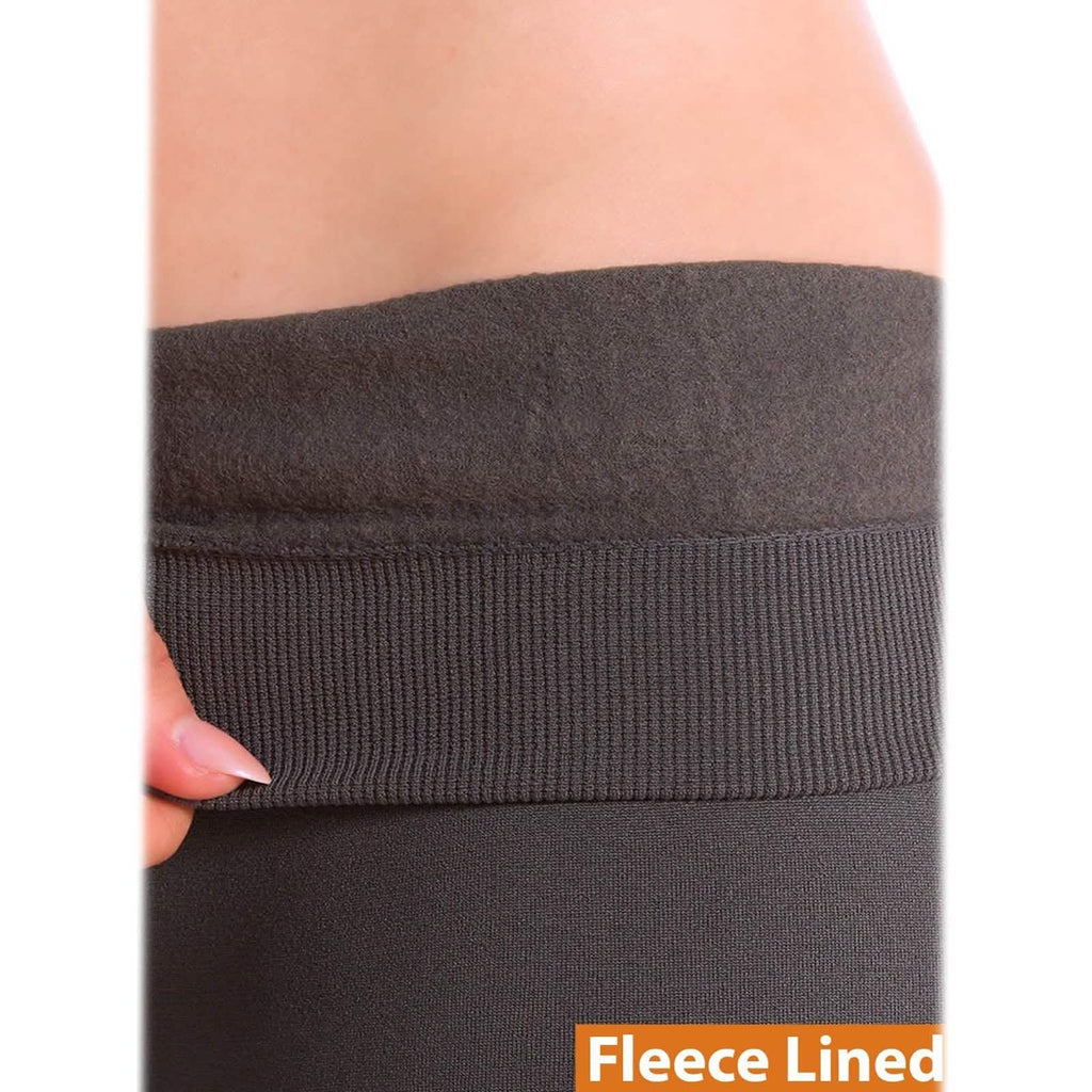 5-Pack: Women's Premium Fleece-Lined Leggings -Women's BottomsDailySale Bourbon Thrifters