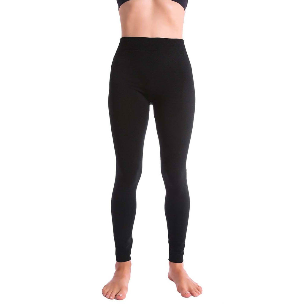 5-Pack: Women's Premium Fleece-Lined Leggings -Women's BottomsDailySale Bourbon Thrifters