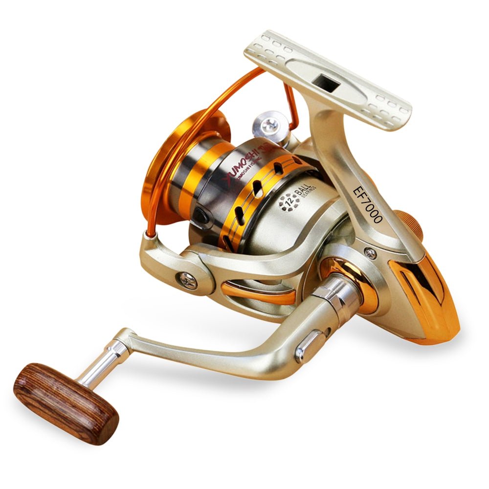 "Yumoshi Metal Spool Spinning Fishing Reel 12 Ball Bearing - View 16"