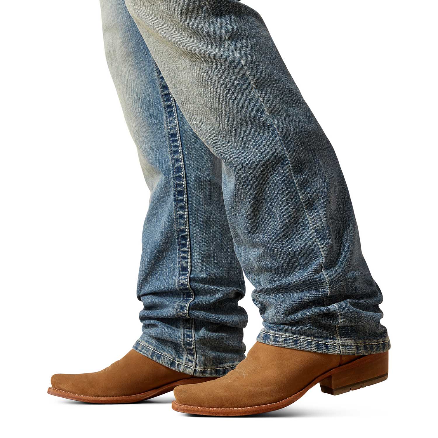 "Ariat Men's M2 Relaxed Stirling Stretch Boot Cut Jean - Boot Cut Leg Opening"