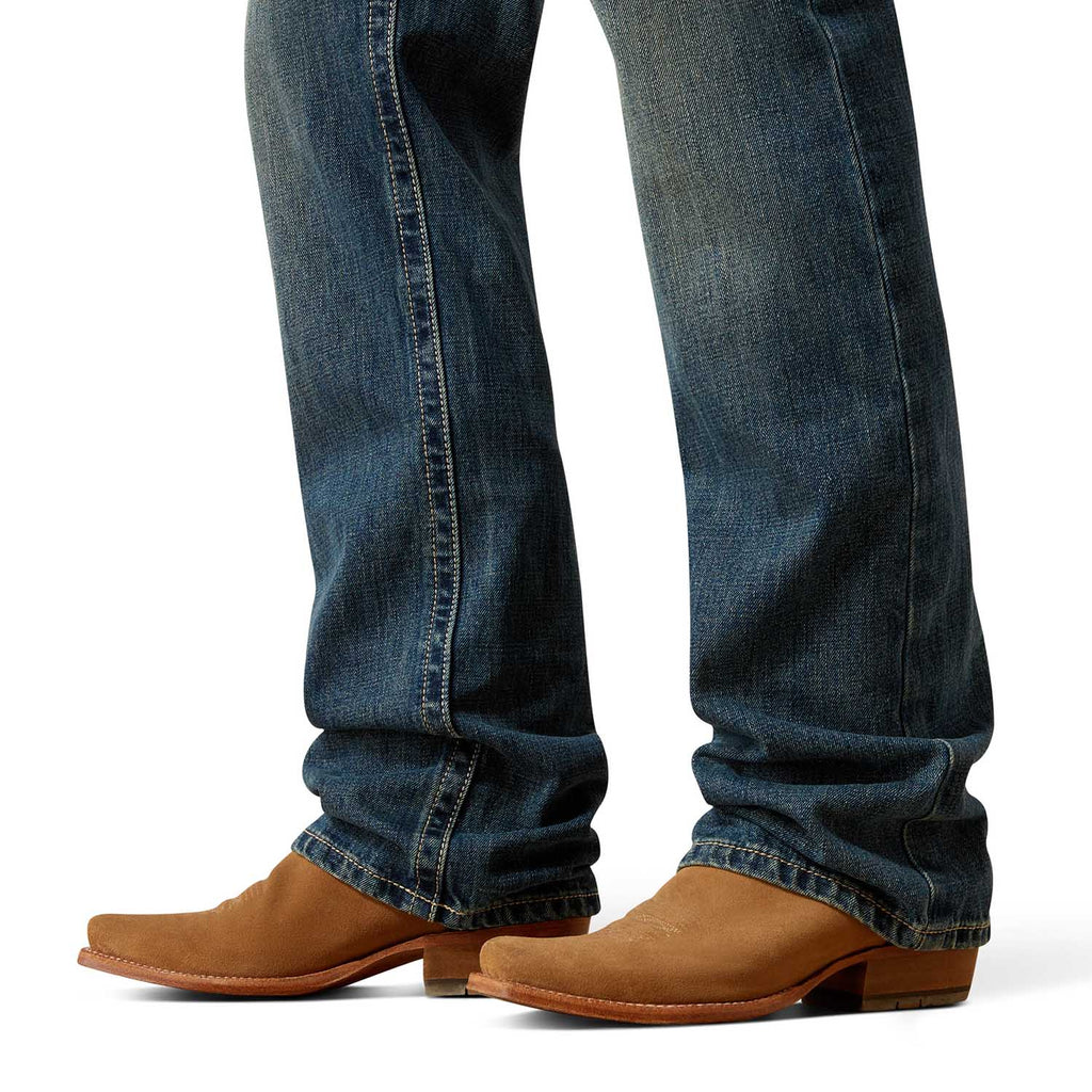 "Ariat Men's M4 Boundary Boot Cut Jean - Boot Cut Leg Opening"