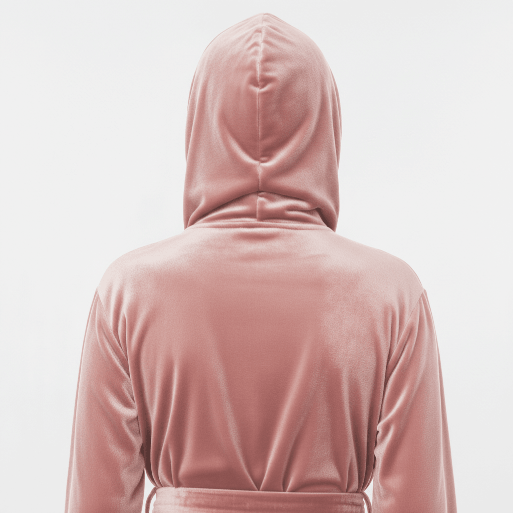 Women’s Plush Hooded Robe - Spa-Worthy Comfort at Home RobesLotus Linen- Bourbon Thrifters