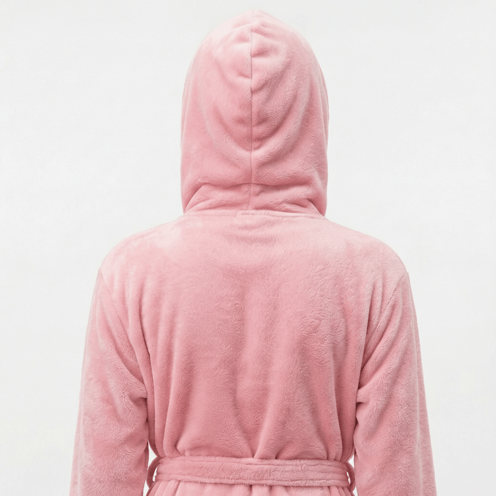 Women’s Plush Hooded Robe - Spa-Worthy Comfort at Home RobesLotus Linen- Bourbon Thrifters