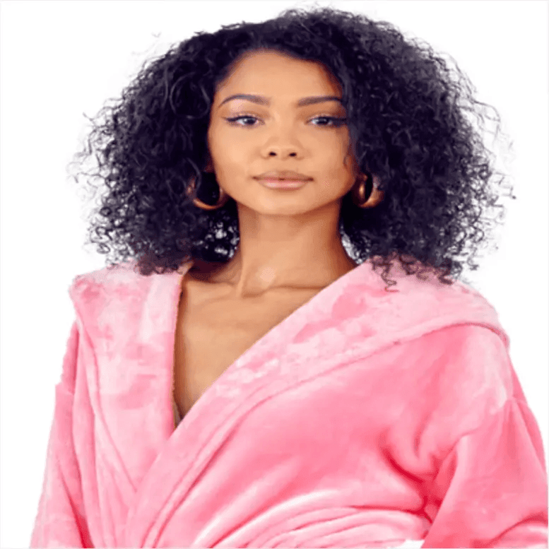 Women’s Plush Hooded Robe - Spa-Worthy Comfort at Home RobesLotus Linen- Bourbon Thrifters